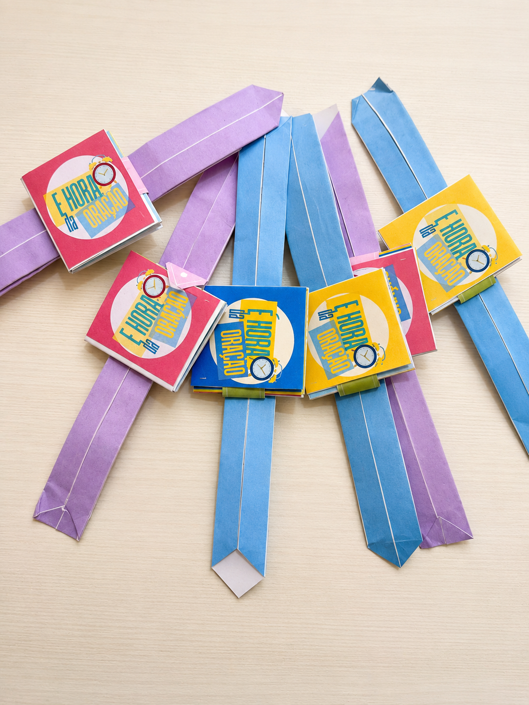 Relógios de oração impressos do kit infantil
